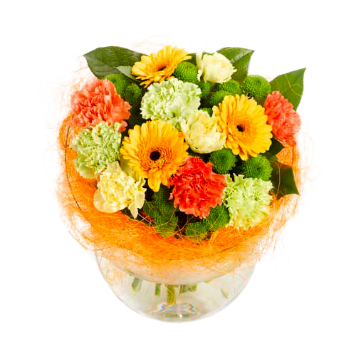 Orange Perfection Flower Bouquet