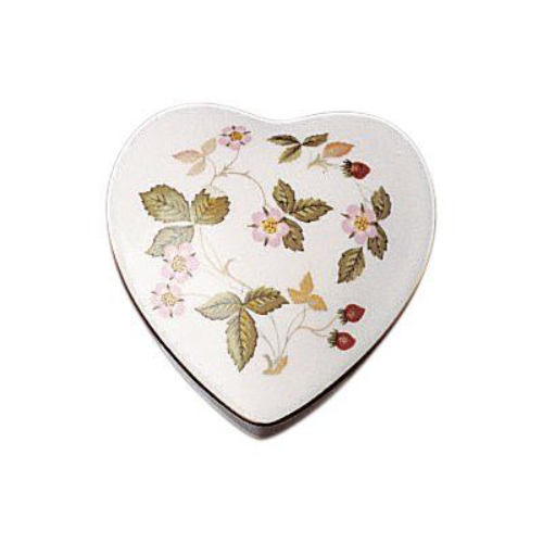 Wedgewood Wild Strawberry Heart Box 6cm