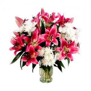 Stargazer Lily Flower Bouquet
